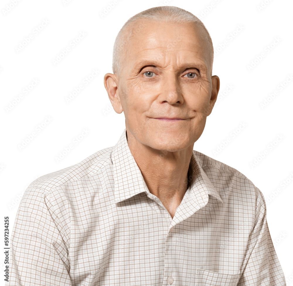 Obraz premium Portrait of a Smiling Senior Man