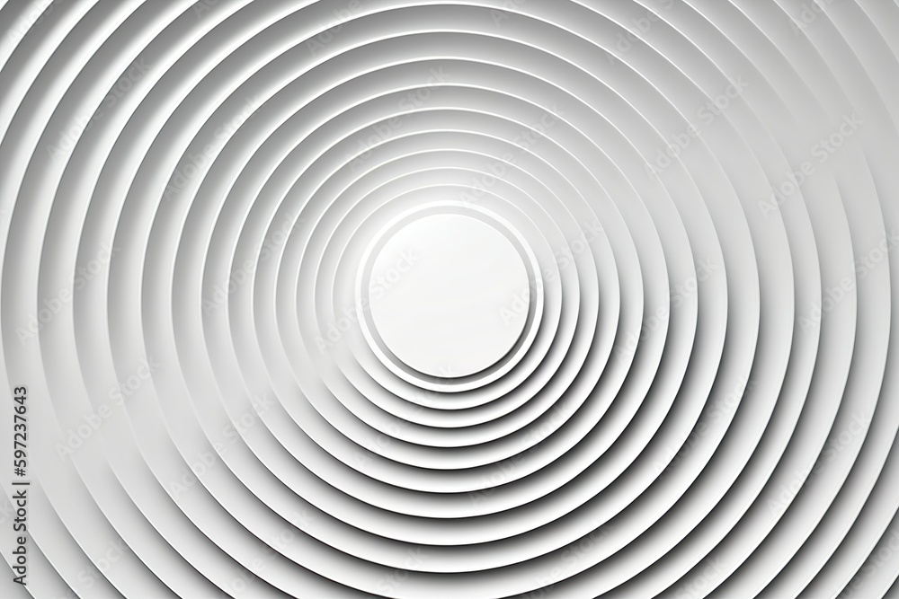 Cercles en papier. Ai générative