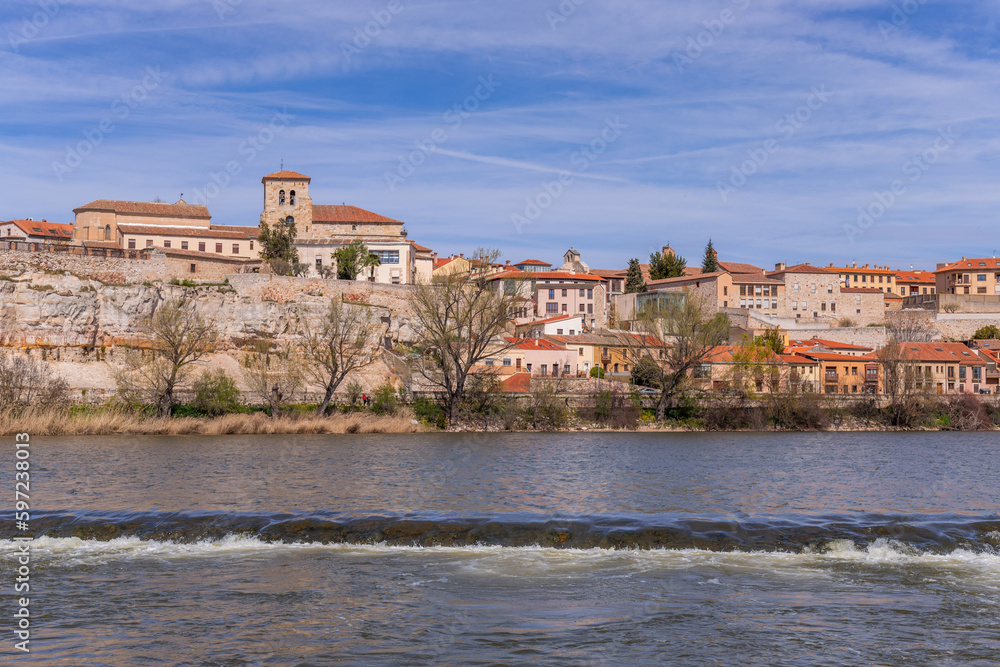 Obraz premium Zamora cathedral and the old town