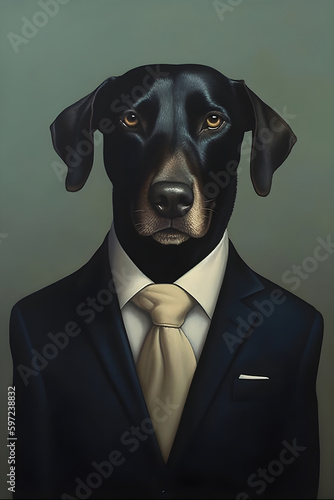 Canine Couture: A Tailored Look. © ImagineAI