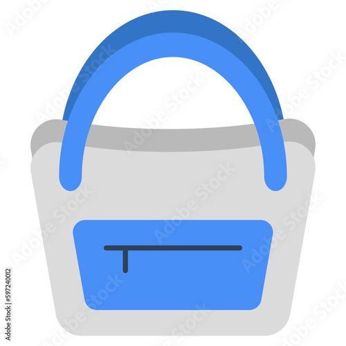 An icon design of handbag having editable quality 