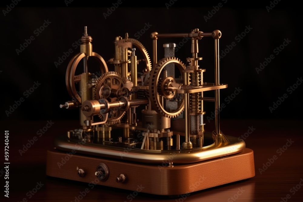 Miniature perpetual motion machine that uses motion to generate energy ...