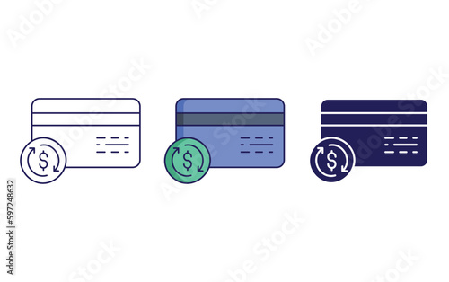 Credit Card vector icon