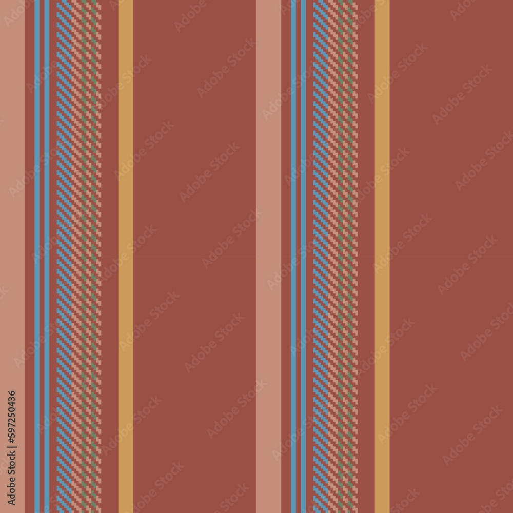 Fototapeta premium Seamless colored pattern Boho shirt striped.