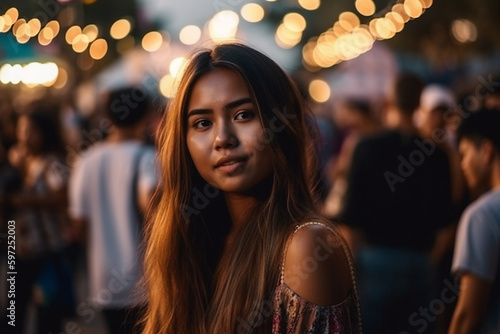 young adult asian or indone...