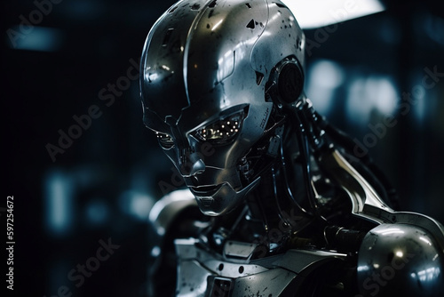 robot humanoid android artificial intelligence. Generative AI
