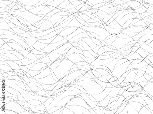 Rough zigzag and wavy lines abstract background