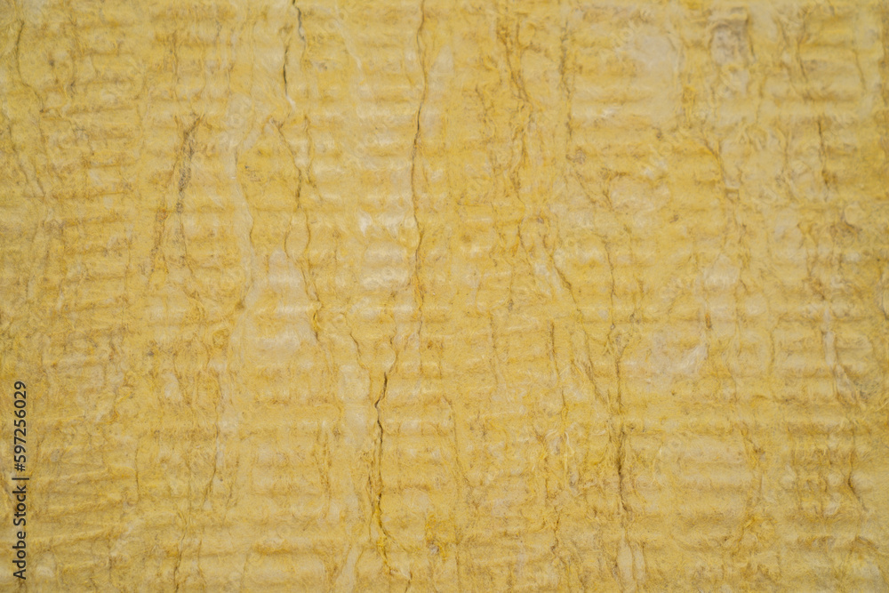 Fototapeta premium Mineral wool close up for construction and cavity walls