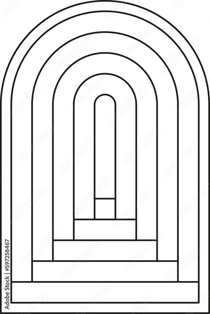 Boho frame arch png illustration modern minimalistic retro aesthetic linear arc portal logo bohemian design element mystical geometric abstract border Boho frame arch png illustration modern minimalistic retro aesthetic linear arc portal logo bohemian design element mystical geometric abstract border