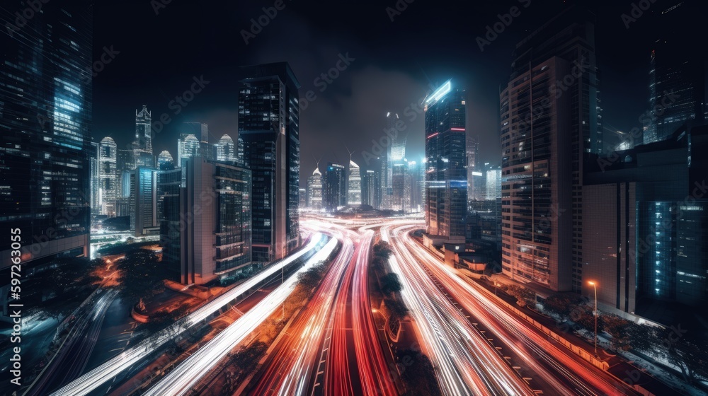 Speeding into Tomorrow: Highways and Light Trails in the Smart City