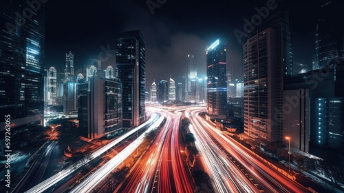 Speeding into Tomorrow  Highways and Light Trails in the Smart City
