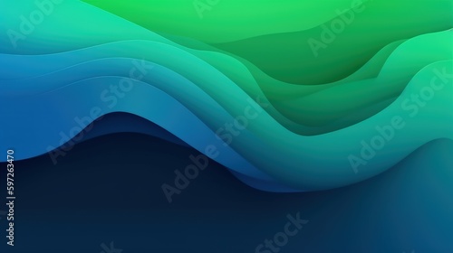 abstract blue green swirl background