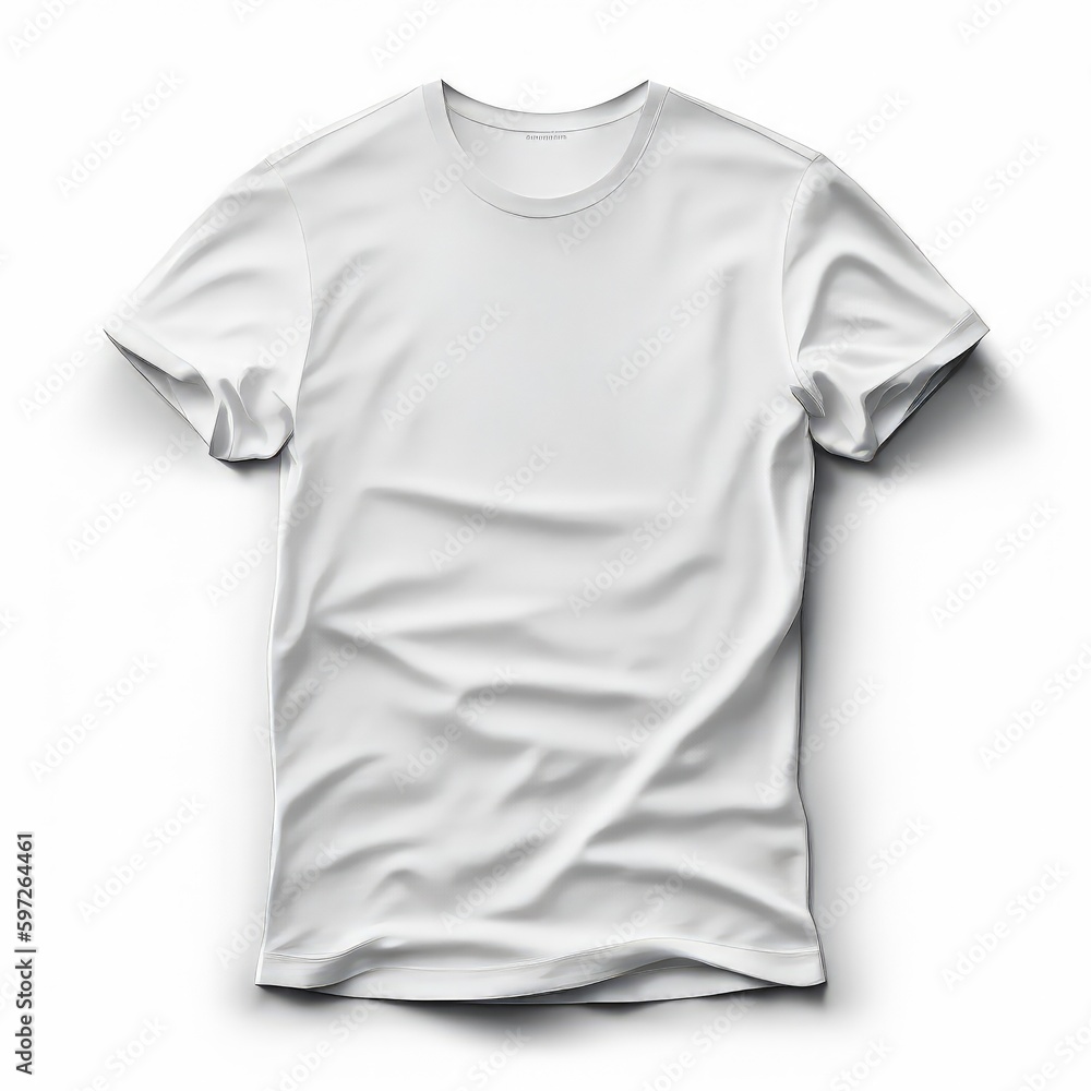 T shirt on isolated ground T shirt on isolated ground