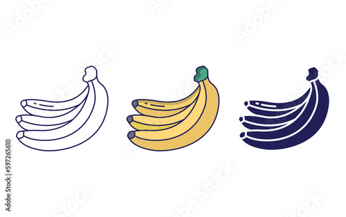 Wallpaper Mural Banana vector icon Torontodigital.ca