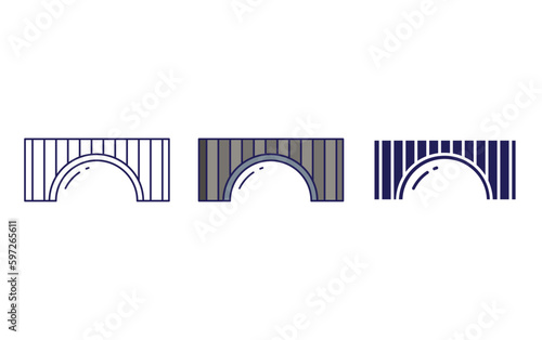 Bloukrans Brigde vector icon