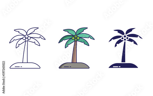 Palm Tree vector icon