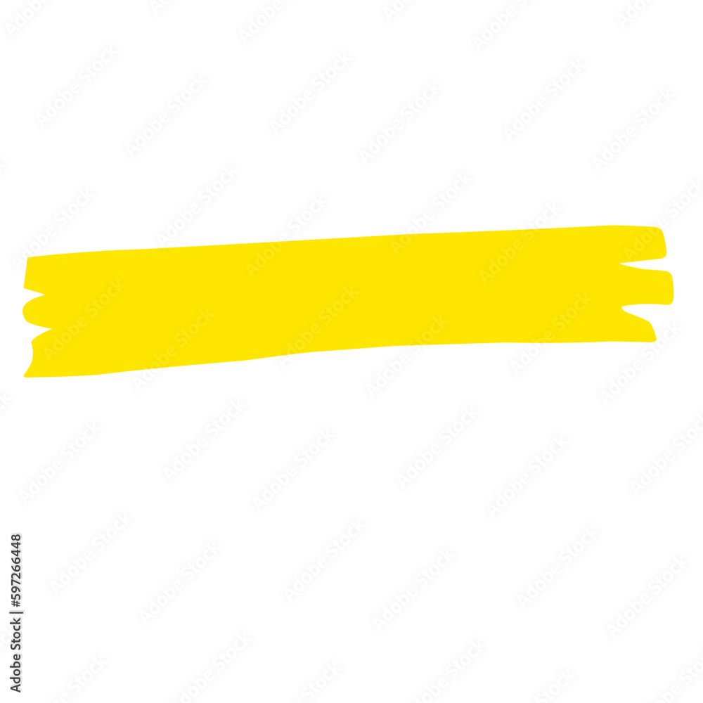 Hand Drawn Yellow Highlight
