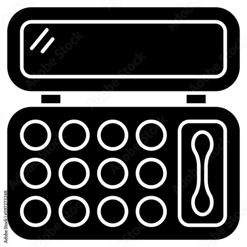 Modern design icon of eyeshadow kit 