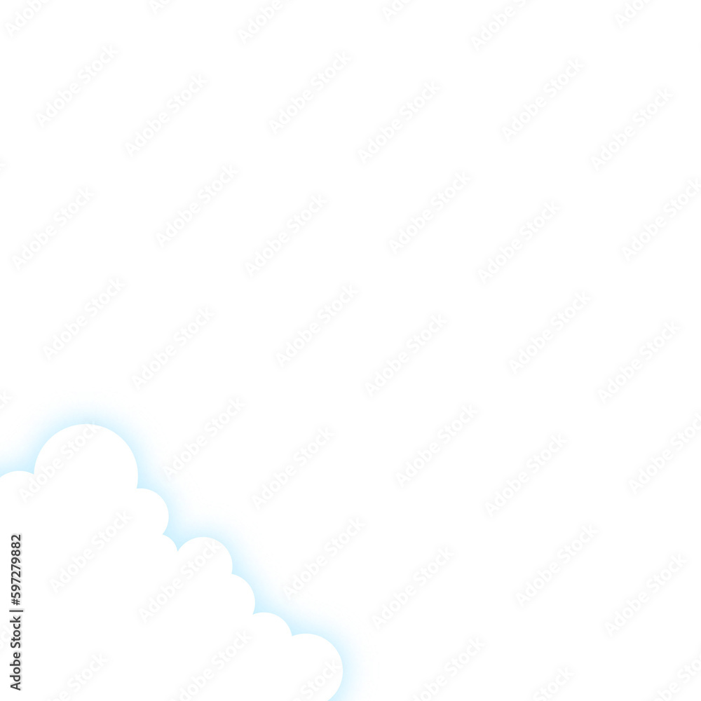 clouds decoration for bottom left corner clouds decoration for bottom left corner