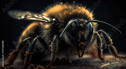 "Bumblebee captured in stunning image"