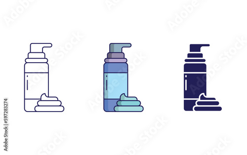 Shaving Foam vector icon