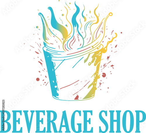 Beverage Shop Logo Vector File