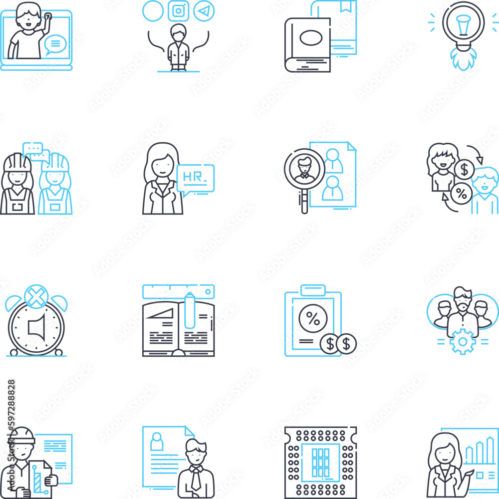 Leading linear icons set. Direction, Dominant, Authority, Control, Frontline, Headship, Piering line vector and concept signs. Prominent,Superiority,Guidance outline illustrations Leading linear icons set. Direction, Dominant, Authority, Control, Frontline, Headship, Piering line vector and concept signs. Prominent,Superiority,Guidance outline illustrations