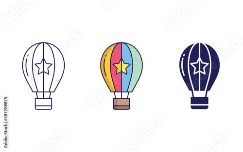 Balloon vector icon