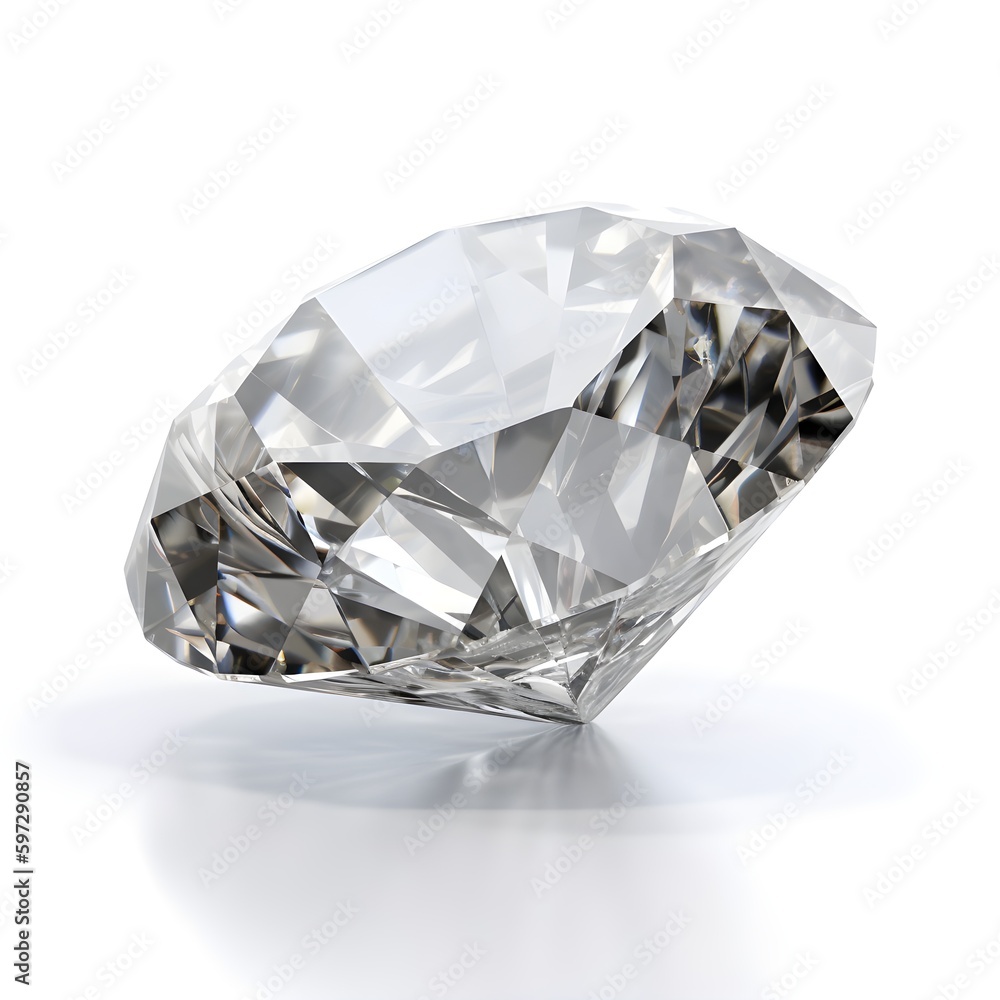 diamond on white background diamond on white background