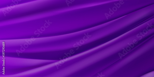 Background of purple fabric with several folds