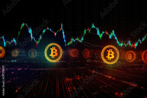 Crypto currency stock market. Generative AI