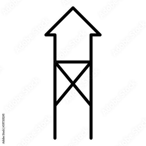 House on stilts icon