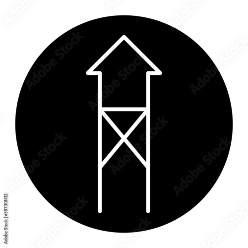 house on stilts icon