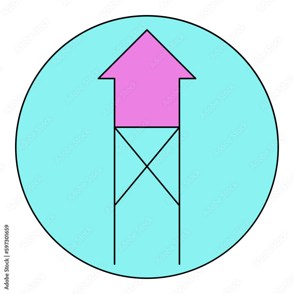 House on stilts icon House on stilts icon