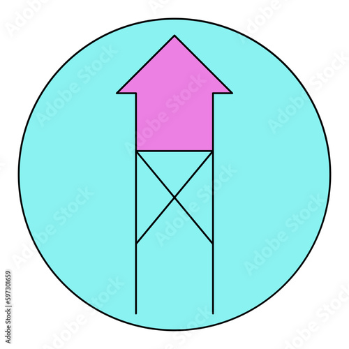 House on stilts icon