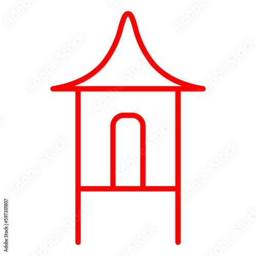 House on stilts icon