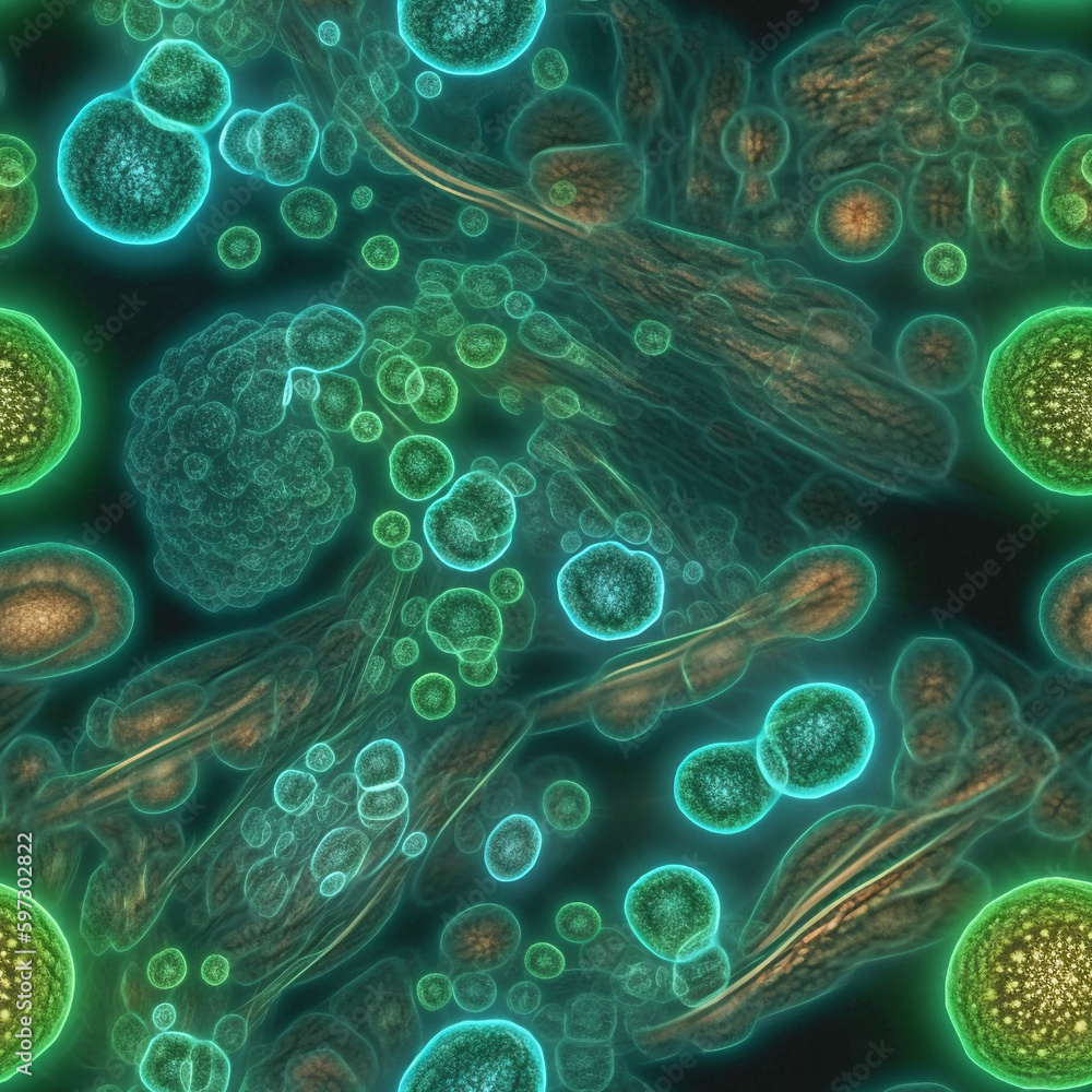 MOZANI STUDIO REPEATING SEAMLESS TEXTURE Under the Microscope Stock ...