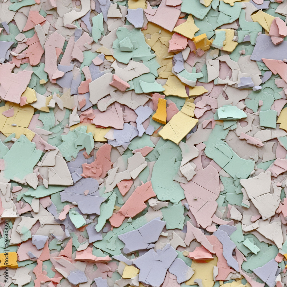 Fototapeta premium MOZANI STUDIO - REPEATING SEAMLESS TEXTURE Clay for Days Pastel Plaster