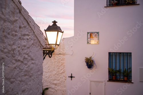 picturesque village of  Mijas. Costa del Sol, Andalusia, Spain
