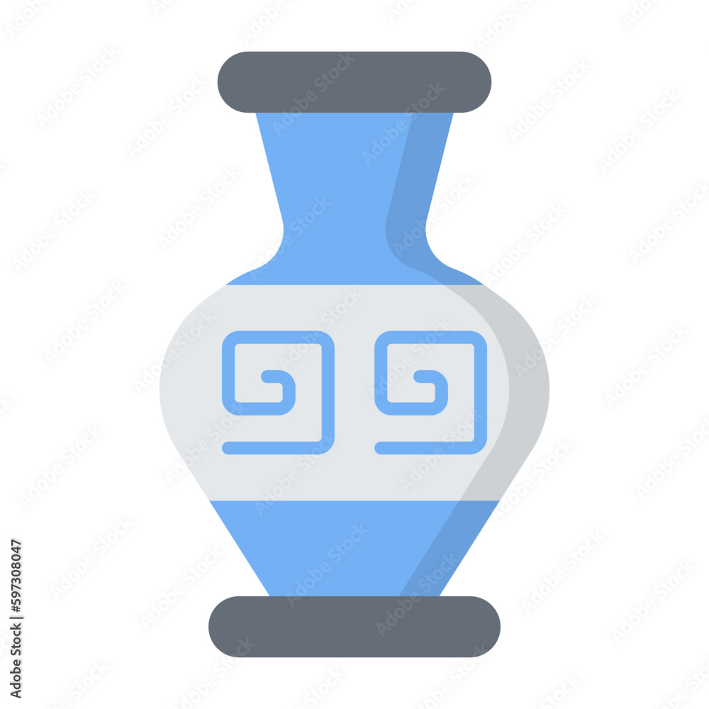 Vase Flat Icon