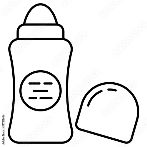 A unique design icon of body spray 