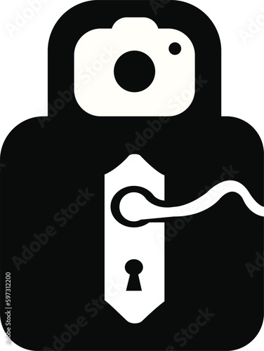 black and cartoon character