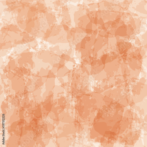 Summer watercolor seamless vector pattern. Distressed warm summer texture background.