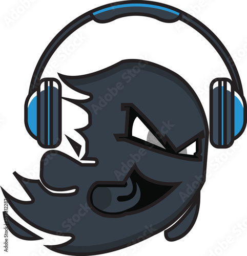 helmet and headphones