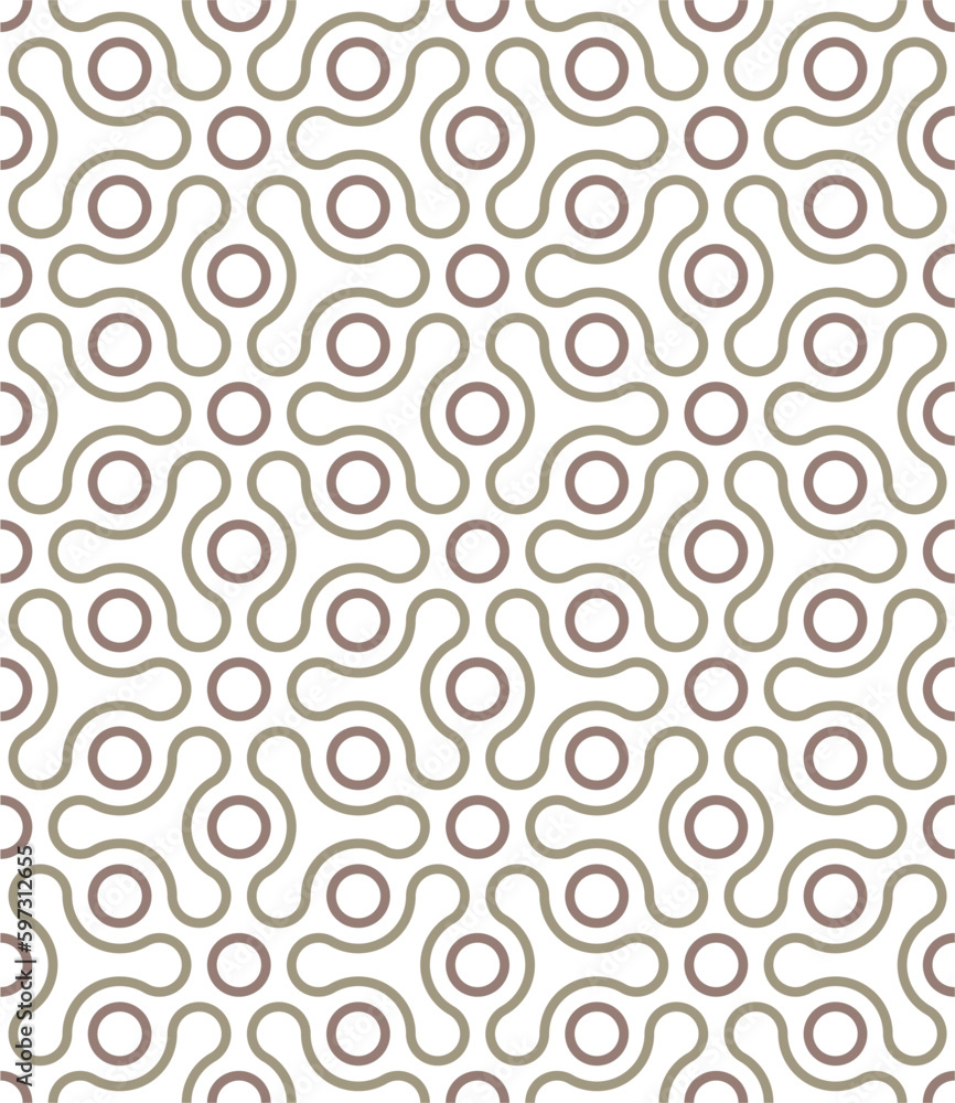 Seamless pattern with a curved lines Seamless pattern with a curved lines