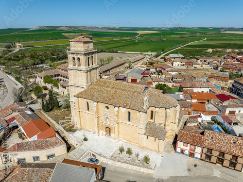 Church of San Martin de Tours in the city of Mota del Marques photo