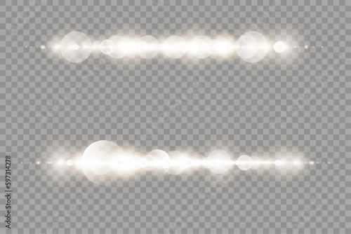 White sparks glitter special light effect. Vector sparkles on transparent background. Sparkling magic dust particles