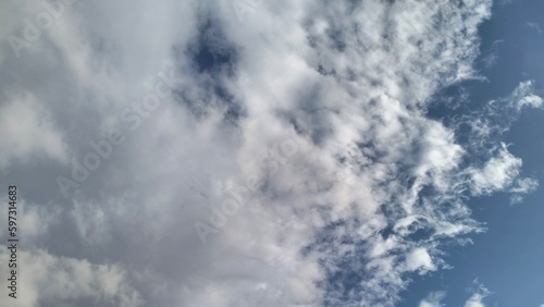 Nature Landscape Clouds Sky Photography, Abstract Cloudy Background
