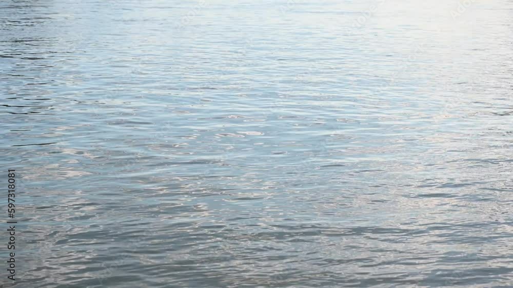 Surface of polluted river. Dirty brown water. Surface of polluted river. Dirty brown water.