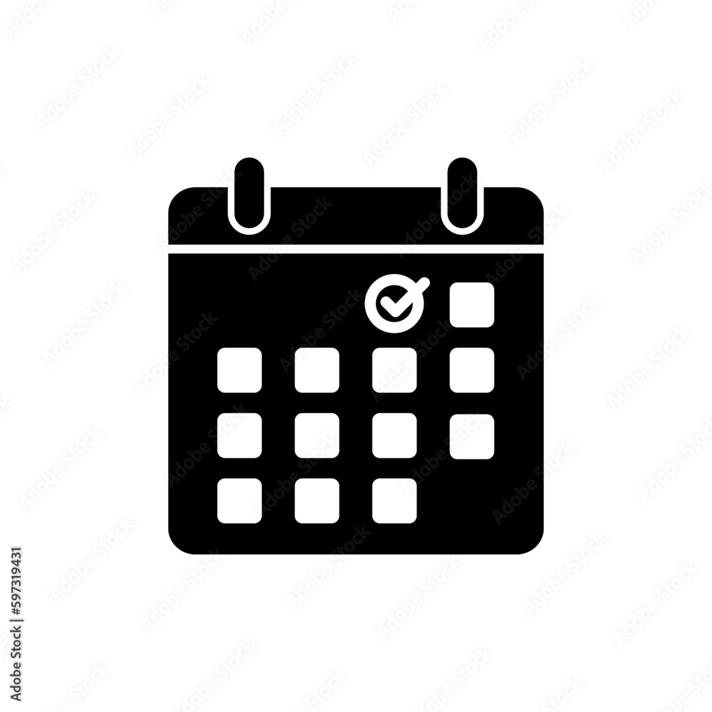 calendar icon vector. Calender symbol calendar icon vector. Calender symbol